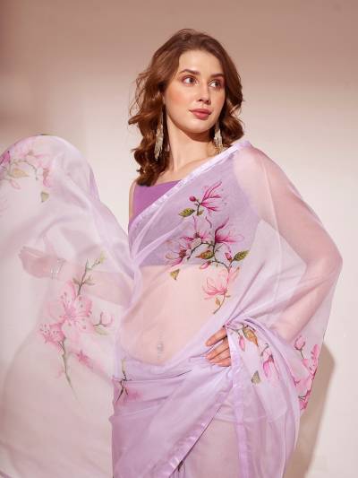 LAXMINAM OP-532 DESIGNER ORGANZA SAREE WHOLESALER IN INDIA